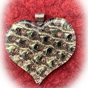 Glass Heart Pendant